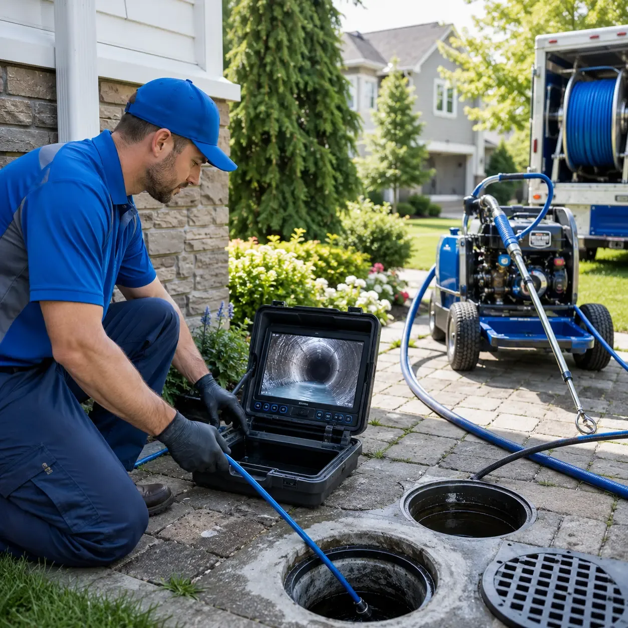 Outdoor drain cleaning professionals serving Woonsocket, RI